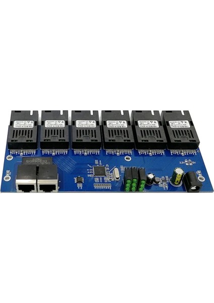 7F1E Ethernet Anahtar Dönüştürücü Ethernet Fiber Optik Medya Dönüştürücü (Yurt Dışından)