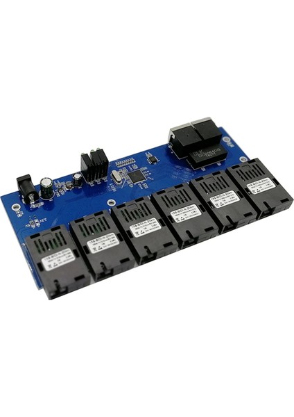 7F1E Ethernet Anahtar Dönüştürücü Ethernet Fiber Optik Medya Dönüştürücü (Yurt Dışından)