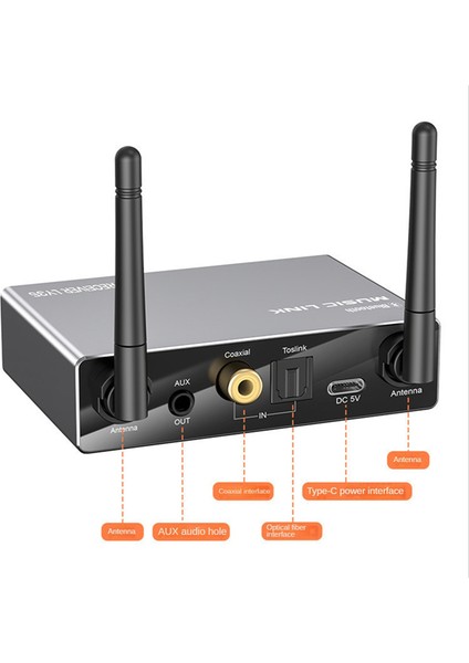 Optik Fiber Koaksiyel Bluetooth Alıcı-Verici Hıfı Ses Aux Alıcısı (Yurt Dışından) fırsatları