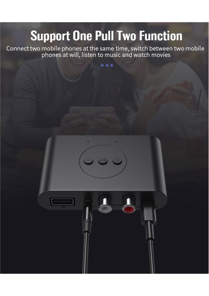 Bluetooth 5.2 Ses Alıcısı Rca 3.5mm Aux Jakı Stereo Müzik Adaptörü (Yurt Dışından) modelleri