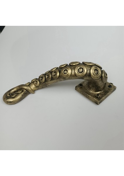 El Yapımı Vintage Antik Ahtapot Kapı Kolu 7 Inç Ev Dekoru (Yurt Dışından)