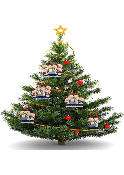 Yaratıcı Hediyeler Yemek Pişirme Aile 6 Kişilik Noel Ağacı Süslemesi (Yurt Dışından) fırsatları