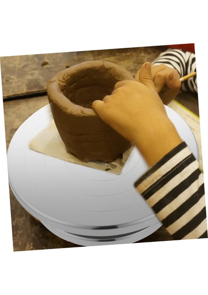 Çömlek Döner Tablası Aletleri Çömlek Döner Tablası Kek Standı 20CM (Yurt Dışından)