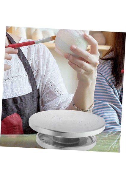 Çömlek Döner Tablası Aletleri Çömlek Döner Tablası Kek Standı 20CM (Yurt Dışından)