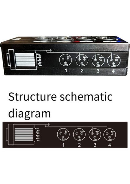 Kanal Sinyal Genişletici 4 Xlr'den RJ45 Genişletici, Kayıt Stüdyosu Için (Yurt Dışından) fiyatları