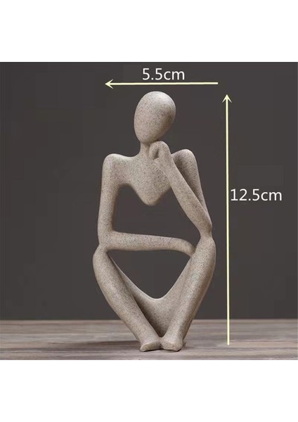Parça Minimalist Dekor Soyut Düşünür Heykel Heykel Seti, L (Yurt Dışından) indirimleri