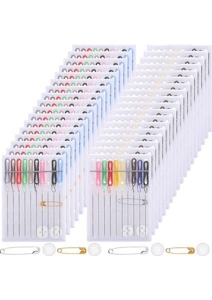 36 Kutu Mini Hızlı Düzeltme Dikiş Seti Kolay Önceden Ipliklenmiş Iğne Seti (Yurt Dışından)