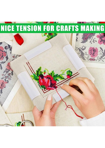 Adet Çarpı Dikiş Çerçevesi, Yorgan Çerçevesi Dikiş Kasnağı, 6x6 Inç, 8x8 Inç (Yurt Dışından) modelleri