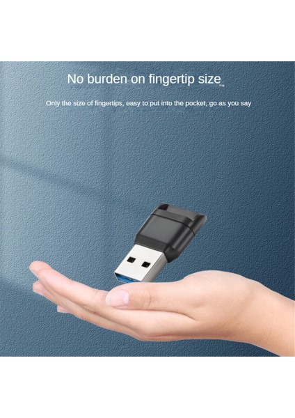 Hafıza Kartı Okuyucu Adaptörü USB 3.0 Yüksek Hızlı Flash Bellek Kartı Beyaz (Yurt Dışından)