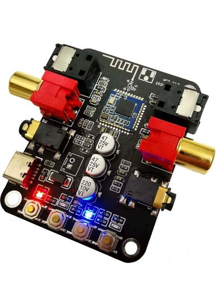 5V Bluetooth 5.0 Alıcı Verici Dönüştürücü Fiber Koaksiyel Stereo (Yurt Dışından)