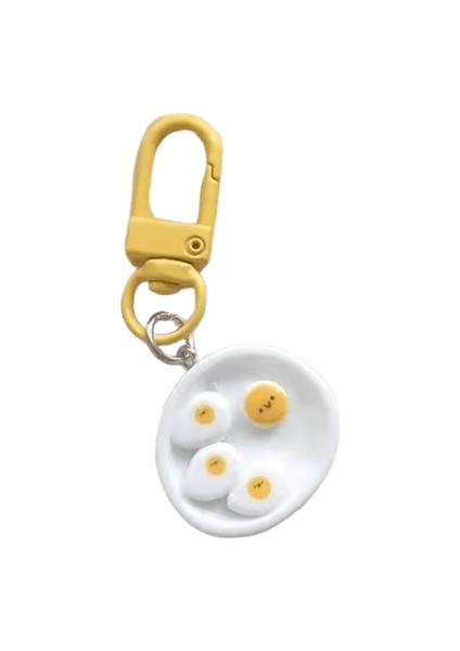 Sevimli Karikatür Haşlanmış Yumurta Muz Tost Anahtarlık Yaratıcı Kahvaltı Gıda Anahtarlık Sırt Çantası Dekorasyon Çanta Kolyerenk:a1 (Yurt Dışından)