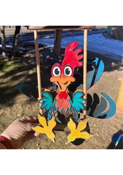 Hayvan Rüzgar Döndürücü Hayvan Rüzgar Değirmeni Avlu Sanat Dekorasyon Askısı C (Yurt Dışından) modelleri