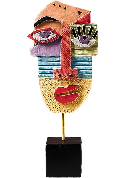 El Yapımı Reçine Soyut Heykel Ev Dekorasyonu Için Modern, 24X10CM (Yurt Dışından)