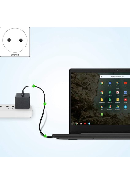 Dizüstü Bilgisayar Güç Adaptörü 4.0x1.7mm Konnektör 65W Duvar Şarj Cihazı - Ab Fişi (Yurt Dışından) fiyatları