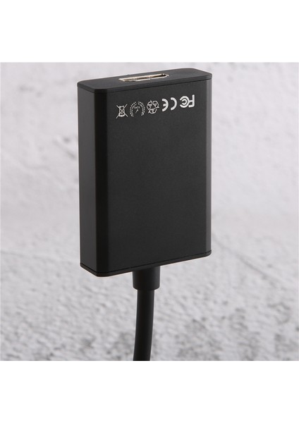 Usb'den Hdmi'ye Uyumlu Adaptör, Pc Dizüstü Bilgisayar Projektörü Için Hd 1080P Video (Yurt Dışından)