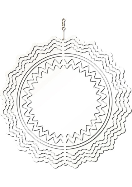 Rüzgar Döndürücü Boşlukları 3D Alüminyum Rüzgar Heykeli Kinetik Döndürücüler (Yurt Dışından) modelleri