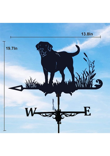 Köpek Metal Rüzgar Gülü, Rüzgar Gülü Silueti (Yurt Dışından) modelleri
