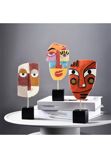 El Yapımı Reçine Soyut Heykel Ev Dekorasyonu Için Modern, 23X10CM (Yurt Dışından)