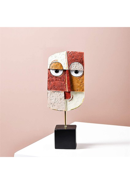 El Yapımı Reçine Soyut Heykel Ev Dekorasyonu Için Modern, 23X10CM (Yurt Dışından)