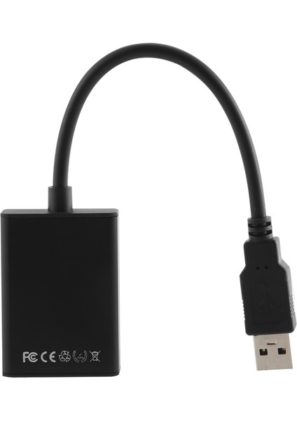 Usb'den Hdmi'ye Uyumlu Adaptör, Pc Dizüstü Bilgisayar Projektörü Için Hd 1080P Video (Yurt Dışından) fırsatları