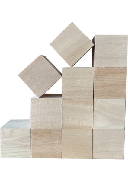 12 Adet Basswood Oyma Ahşap Işlenmemiş Oyma Blokları Ahşap (Yurt Dışından)