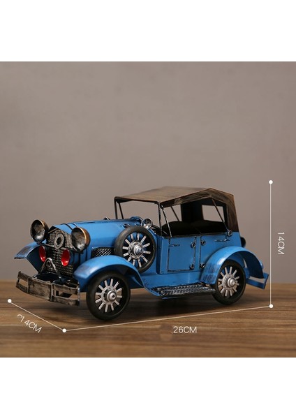 El Yapımı Vintage Demir Klasik Araba Modeli Retro Nostaljik Hediye Kırmızı (Yurt Dışından) fiyatları