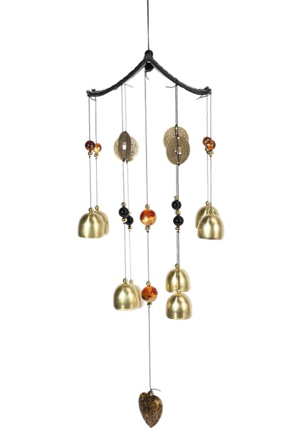 Dekorasyonlar Lucky Into Hazine Bakır Paralar Çanlar Rüzgar Çanları 60CM (Yurt Dışından) modelleri