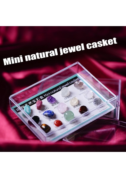 15 Çeşit Doğal Kristal Mineral Numunesi Mineral Bilimi Hediyesi (Yurt Dışından)