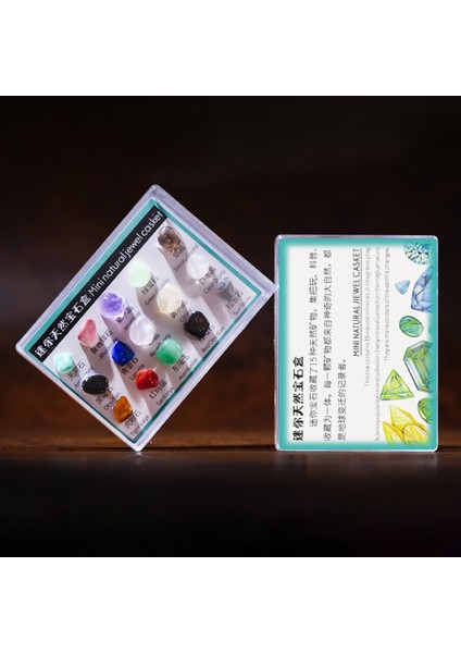15 Çeşit Doğal Kristal Mineral Numunesi Mineral Bilimi Hediyesi (Yurt Dışından)