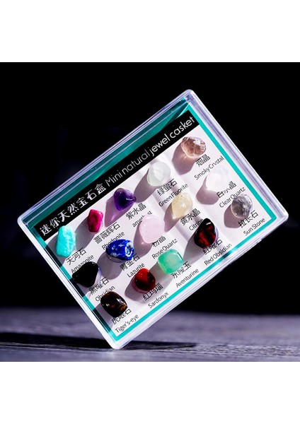 15 Çeşit Doğal Kristal Mineral Numunesi Mineral Bilimi Hediyesi (Yurt Dışından)