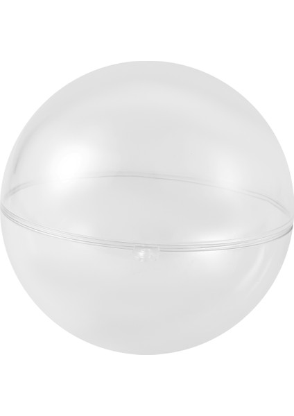 1 Adet Noel Ağacı Asılı Süsleme Topu Şeffaf 12CM (Yurt Dışından)