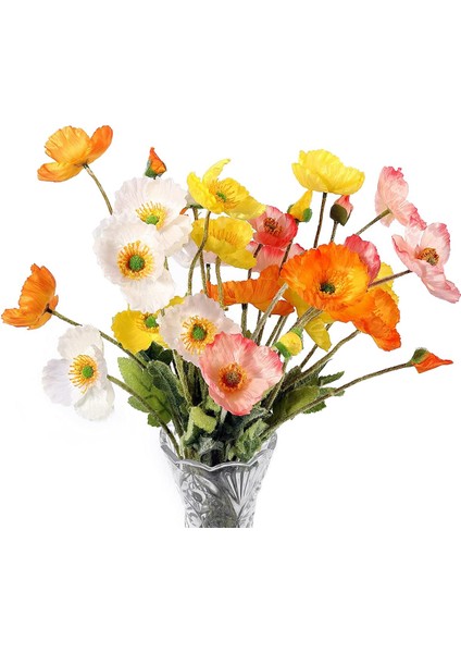 Paket Yapay Çiçekler Ipek Ev Dekorasyonu Buket Sahte Çiçek (Yurt Dışından)