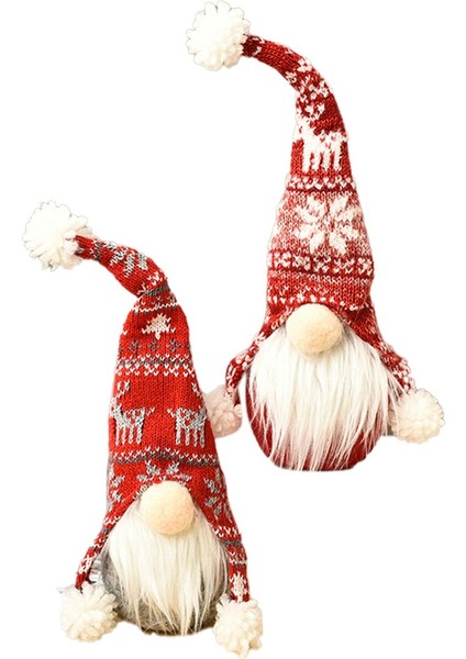 Kumaş Yüzsüz Bebek El Sanatları Noel Baba Bebek Yüzsüz Bebek Dekorasyonu (Yurt Dışından)