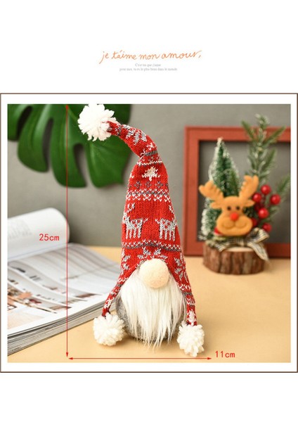 Kumaş Yüzsüz Bebek El Sanatları Noel Baba Bebek Yüzsüz Bebek Dekorasyonu (Yurt Dışından) modelleri