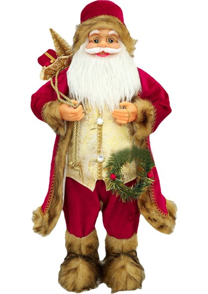 30CM Yeni Yıl Noel Süslemeleri Ev Için Kırmızı Cüppe Noel Baba (Yurt Dışından)