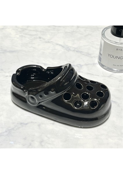 Creative Hole Shoes Anti Uçan Kül Küllük Sigara Aksesuarları, Siyah A (Yurt Dışından) modelleri