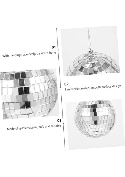 5cm Aynalı Top, Mini Disko Topu, Düğün Asılı Topu (Yurt Dışından)