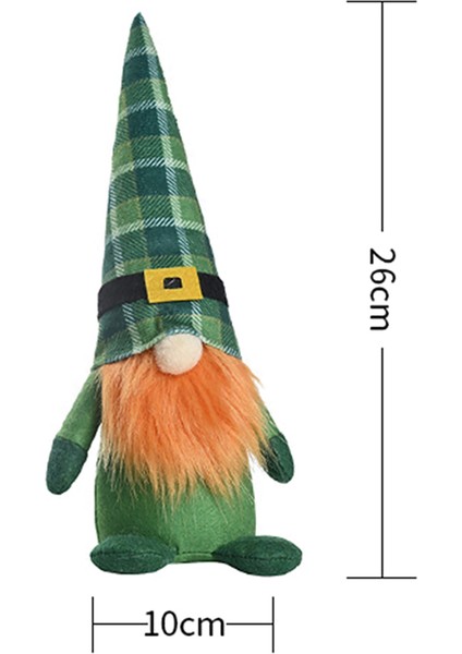 St. Patrick Günü Cüce Süslemeleri Irlandalı Leprechaun Isveçli (Yurt Dışından)