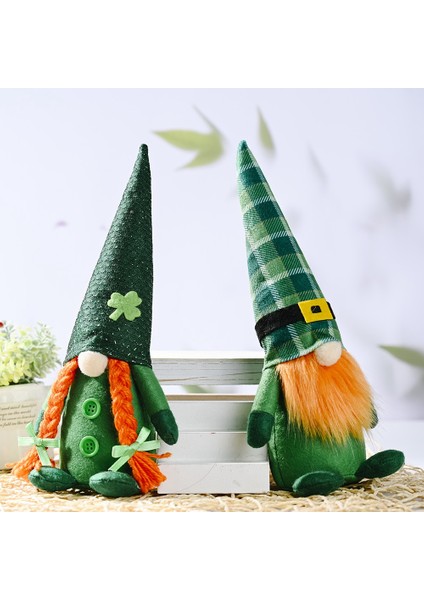 St. Patrick Günü Cüce Süslemeleri Irlandalı Leprechaun Isveçli (Yurt Dışından)