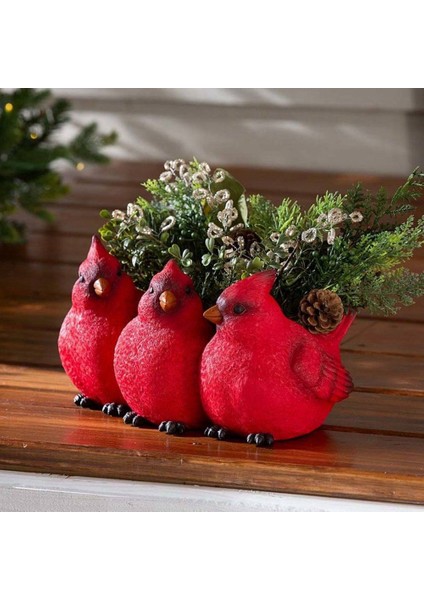 Üç Kuş Reçine Saksılar Sukulentler Reçine El Sanatları Süsleme (Küçük) (Yurt Dışından) fiyatları