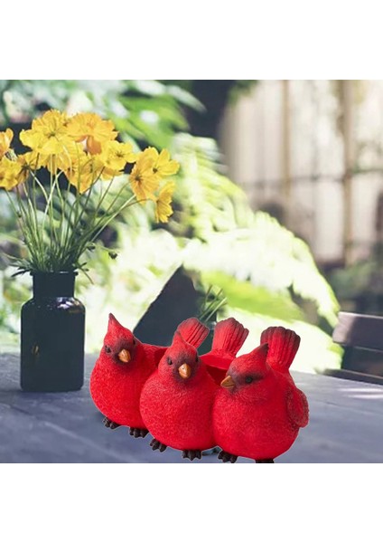 Üç Kuş Reçine Saksılar Sukulentler Reçine El Sanatları Süsleme (Küçük) (Yurt Dışından) modelleri