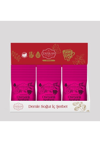 Osmanlı Şerbeti 18x1.5 Lt. Demirhindi Şerbeti - Ramazan Şerbeti modelleri