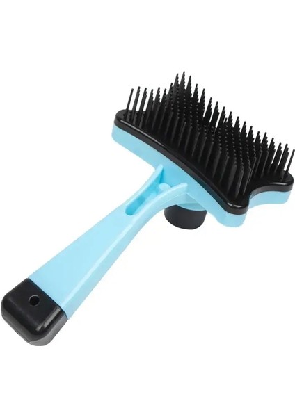 1ADET Köpek Fırçası Kedi Bakım Fırçası Kendiliğinden Temizlenen Statik Olmayan Masaj Tarak Sabit Daha Kalın Kıllar Evcil Hayvan Malzemeleri Tüy Almak Cinsiyet:mavi (Yurt Dışından)