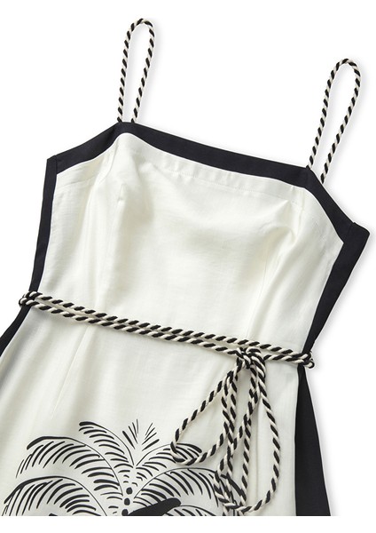 Kontrast Baskılı Elbise IS1250002356AD4 fırsatları