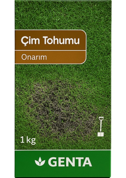 Çim Tohumu Onarım 1 kg | Kuruyan Çim Alanları Için Hızlı Onarım ve Yenileme
