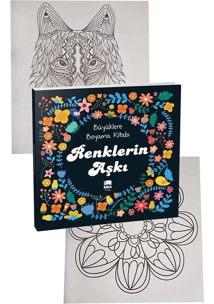 24 Adet Çift Taraflı Marker Kalem Çantalı 1 Paket 24 Renk Touch Markör Renklerin Aşkı Mandala Büyüklere Boyama Kitabı fiyatları