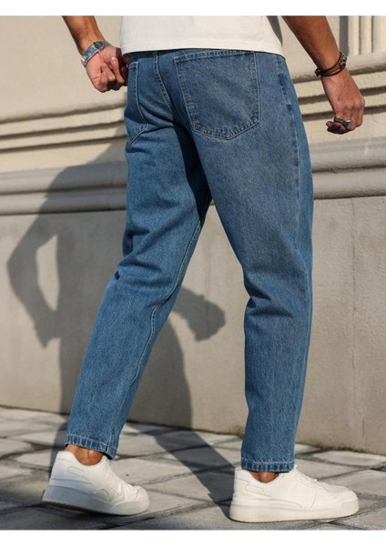 Erkek Boyfriend Fit Denım Jean Kot Pantolon
