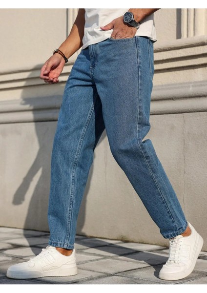 Erkek Boyfriend Fit Denım Jean Kot Pantolon