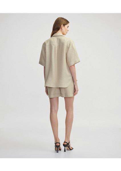 Cepli Keten Gömlek IS1250025184003 fırsatları