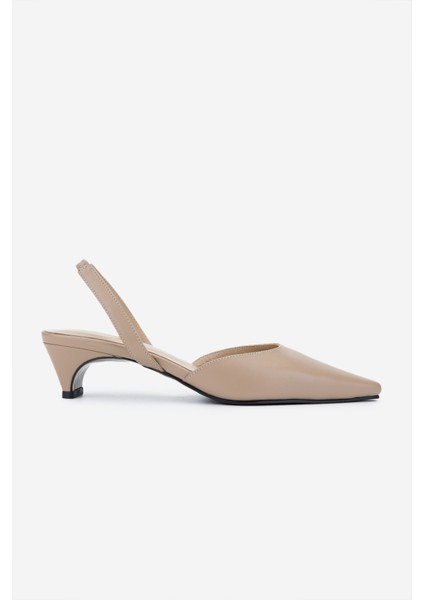 Kadın Bej Topuklu Ayakkabı 594 6034 Bn Ayk Y25 Nude Dr